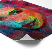 色数々の顔 ポスター (角)