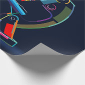 色数々の顕微鏡 ラッピングペーパー (角)