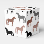 色数々の馬模様 フェイバーボックス (正面サイド)