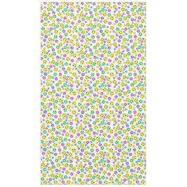 色数々の鮮やかな絵文字顔 テーブルクロス