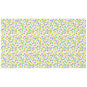 色数々の鮮やかな絵文字顔 テーブルクロス (正面(横))