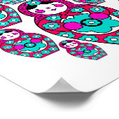 色数と発見CMYラージポスター ポスター (角)