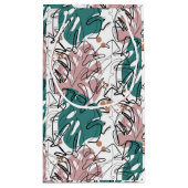 色斑葉のあるモノリン・モンステラ スモールペーパーバッグ (裏面)