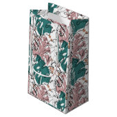 色斑葉のあるモノリン・モンステラ スモールペーパーバッグ (裏面アングル)