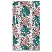 色斑葉のあるモノリン・モンステラ スモールペーパーバッグ (正面)