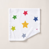 色星のセット バスタオルセット (ウォッシュタオル)