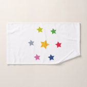 色星のセット バスタオルセット (ハンドタオル)
