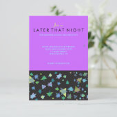 色星バルミツワーパーティーカード 招待状 (スタンド正面)