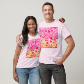 色柄鮮やかの愛 Tシャツ (ユニセックス)