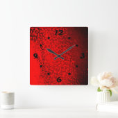 色正方形の壁時計を選択 スクエア壁時計 (ホーム)