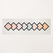 色正方形アート ヨガマット (正面(横))