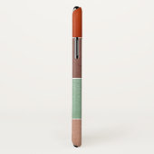 色正方形モノグラム Case-Mate iPhoneケース (裏面/右)