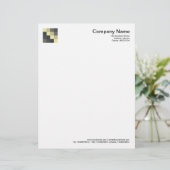 色正方形09 レターヘッド (スタンド正面)