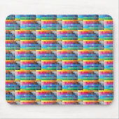 色正方形 マウスパッド (正面)