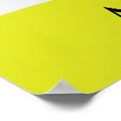 色気球チャイルドの最初の誕生日フォト ポスター (角)