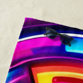 色流：アートの輝くエッセンス鮮やか ビーチタオル (インサイチュ)