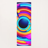 色流：アートの輝くエッセンス鮮やか ヨガマット (裏面)