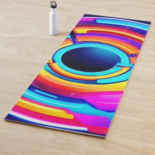 色流：アートの輝くエッセンス鮮やか ヨガマット (インサイチュ)