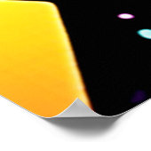 色渦アート ポスター (角)