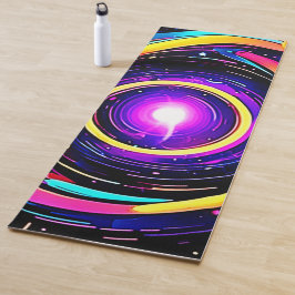 色渦アート ヨガマット