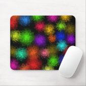 色渦巻形の泡 マウスパッド (マウス)