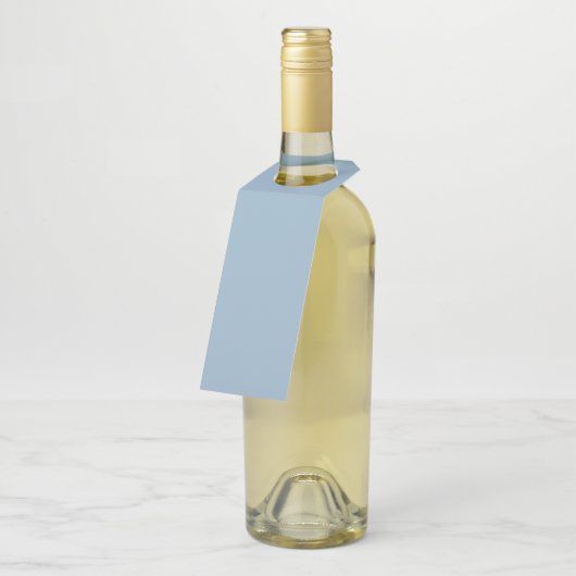 色無地のは淡いパステル淡い色のブルー ボトルネックタグ (アングル)