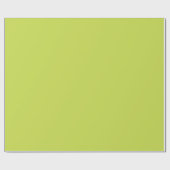 色無地のアボカド薄緑 ラッピングペーパー (フラット)