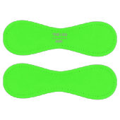 色無地のネオングリーン – ロゴ ソフトボール (パネル)