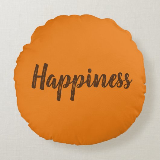 色無地の名テンプレート ラウンドクッション (正面)