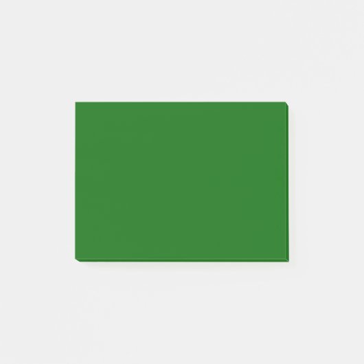 色無地の濃い緑 ポストイット (正面)