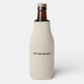 色無地の絶縁ボトルクール ボトルクーラー (ボトル正面)