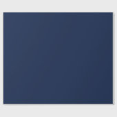 色無地の色のネイビー ラッピングペーパー (フラット)