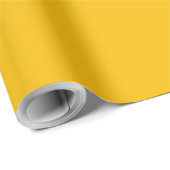 色無地の質単純高温黄色フリーシア ラッピングペーパー (ロールコーナー)