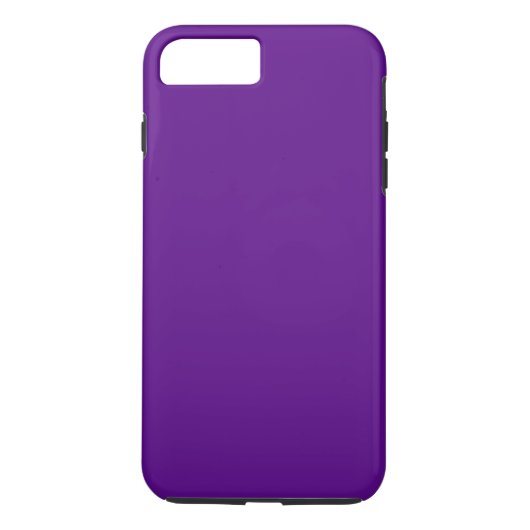 色無地の:紫 Case-Mate iPhoneケース (裏面)