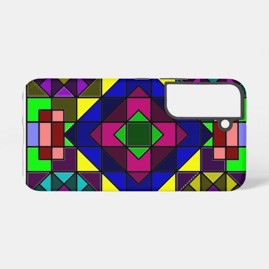 色熱狂する SAMSUNG GALAXYケース (裏面横)