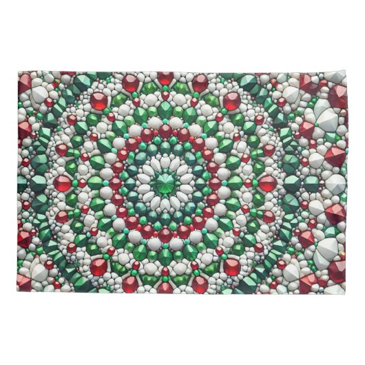 色独身の付き枕イタリアン箱 枕カバー (裏面)