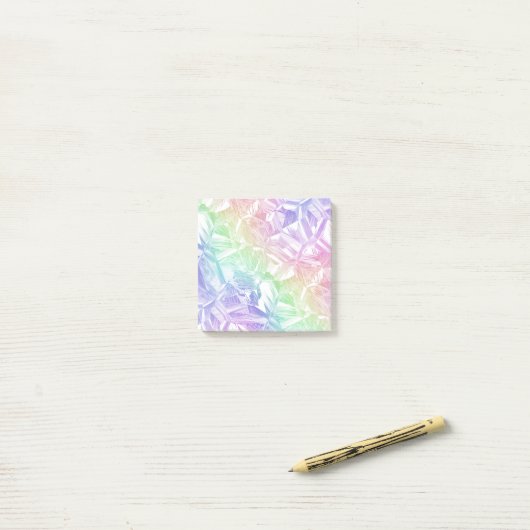 色現実： ポストイット (デスク上)