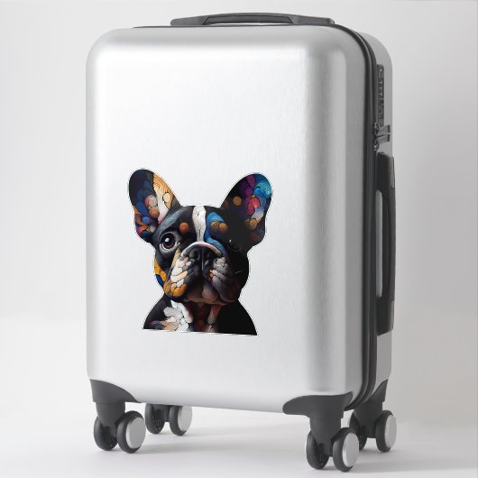 色理論フランス語 シール (スーツケース)