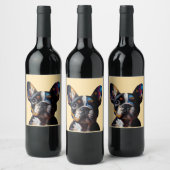 色理論フランス語 ワインラベル (ボトル)