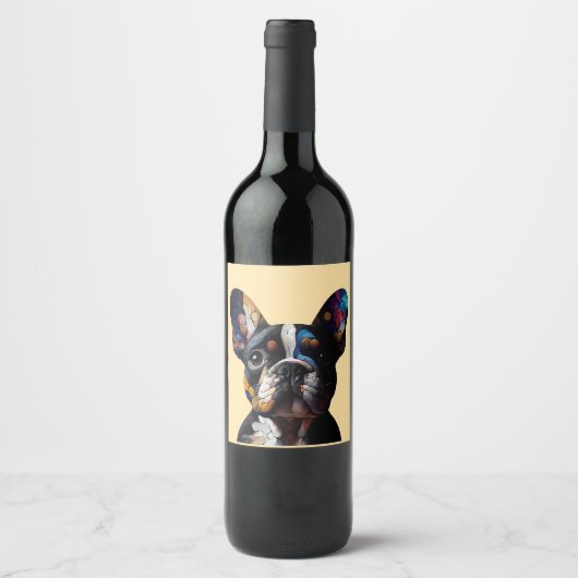 色理論フランス語 ワインラベル (正面)