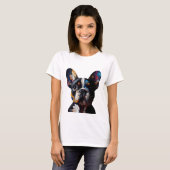 色理論フランス語 Tシャツ (正面フル)
