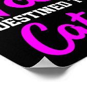 色生まれ番を付ける運命に投げる ポスター (角)