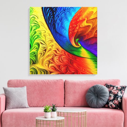 色生成 キャンバスプリント (インサイチュ (リビング))