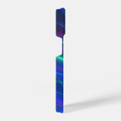 色白熱［赤熱］光を放つ数々の線モノグラム iPhoneケース (右側面)