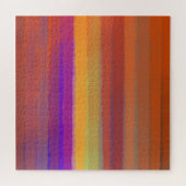 色白熱［赤熱］光を放つ芸術の日の出の塩ポップ・アートの辛い水色 ジグソーパズル (横)