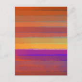 色白熱［赤熱］光を放つ芸術の日の出の塩ポップ・アートの辛い水色 ポストカード (正面)