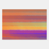 色白熱［赤熱］光を放つ芸術の日の出の塩ポップ・アートの辛い水色 ラッピングペーパーシート (正面)