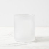 色白 フロストグラスマグカップ (中央)