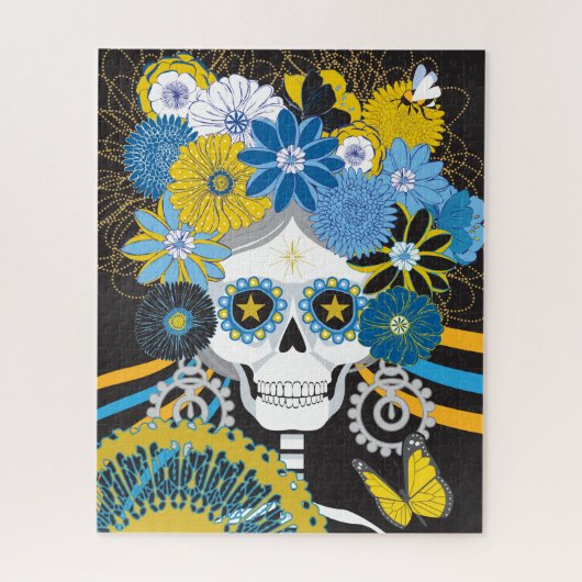 色盲の人々のための16x20死んだパズルの日 ジグソーパズル (縦)