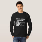 色盲の問題色盲人 Tシャツ (正面フル)